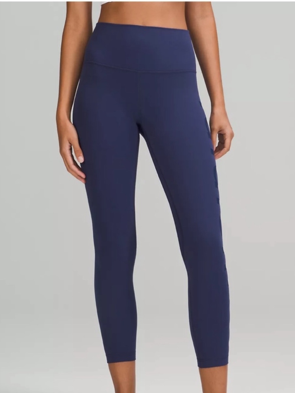 Lululemon Align High-Rise Pant 25" Graphic Like New Night Sea Size 4 - Picture 2 of 12
